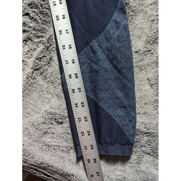 Spanx Wide Waist Seamless Moto Leggings Women's Size Large Blue - Picture 7 of 12